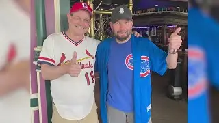 A Cardinals and Cubs fan creates unique bond despite rivalry between teams
