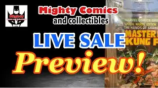 Live Comic Sale Preview | Mighty Comics and Collectibles