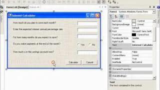 Creating, Testing & Deploymnet  of a Compound Interest Calculator  Using Visual Basic Net  VB With Background Music 2