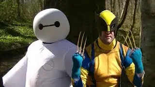 Baymax Vs Wolverine Superhero Battle