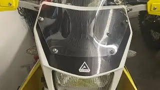 Bajaworx windshield review on the DRZ 400
