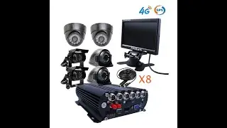 Как подключить 8-канальный 4G GPS WIFI мобильный видеорегистратор MDVR с удаленным просмотром на CMSV6, веб-страница с бесплатным серверным сервисом