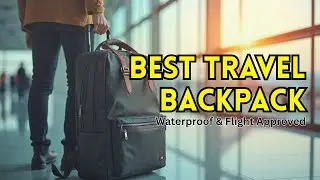 Travel Backpack Waterproof Flight Approved Bag 😏✨ #travelbackpack #laptopbackpack