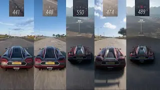Koenigsegg Agera RS Top Speed Compilation 550 Km/H Forza Forizon 5 || Top Speed Videos