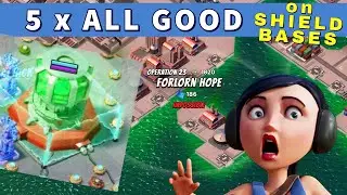 SOLOS on Redline/Fang/Hard Core/Alamo/Cooker - Forlorn Hope - BOOM BEACH gameplay & attack strategy