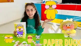 İPEK PAPER DUCK SQUSHİ  ETKİNLİK DEFTERİ YAPTIK  !! PAPER DUCK DEFTERİMİZ HARİKA OLDU !