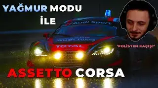 SYNA | YAĞMURDA DRİFT ZAMANI, POLİSTEN KA&Ccedil;IŞ? | ASSETTO CORSA