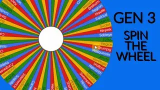 Gen 3 Spin The Wheel Challenge - Pokemon Showdown