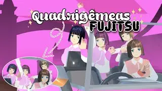 QUATRO IRMÃS IDÊNTICAS 😱 MESMO SOBRENOME no sakura School simulator ❤️