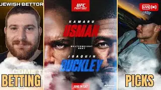 UFC Atlanta Usman vs. Buckley BETTING BREAKDOWN ft Jewish Bettor