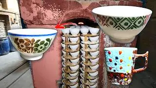 What Happens Inside the Factory Making Perfect Ceramic Tea Bowls?