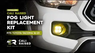 Как установить комплект для замены противотуманных фар на Toyota Tacoma 2016–2023 годов | Cali Ra...