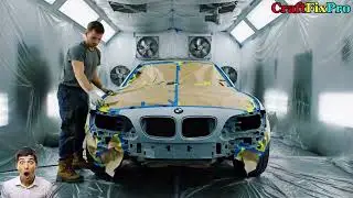 ASMR BMW 4 Series 2016 Restoration! From Wrecked to Like-New in Full Detail
