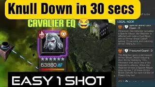 Knull 1 Shot Cavalier EQ Boss 3.2 | Destroyer of Light | #mcoc #marvel #contest