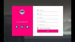 Registration Form | how to create registration form using html and css | (Source Code Free Download)