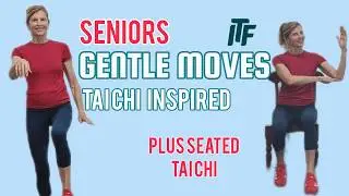8 min Tai Chi Inspired Gentle Moves | 8 min Seated Tai Chi for Wellness | Seniors and All Ages