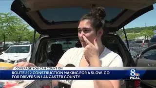 Construction project along Route 222 causes traffic headaches