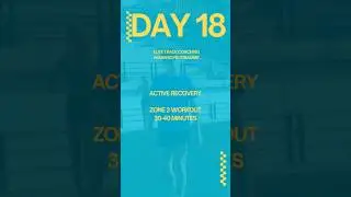 DAY 18 - ZONE 2 active recovery session #running #trackandfield #runningcoach