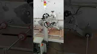 Unfolded carton automatic loading and automatic top side labeling machine  #labeling  #factory