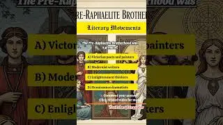 Literary Movements Quiz: Pre-Raphaelite Brotherhood _ #shorts #literaturequiz #englishliterature