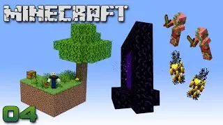How to go to the Nether in Skyblock - Minecraft 1.18 Skyblock Survival Series Episode 4