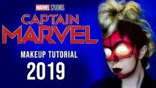 CAPTAIN MARVEL HELMET MAKEUP ⭐️ | BEELUXURY⚡️