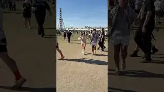 What people are wearing at Coachella #people #walking #model #coachella #walk Subscribe for more.