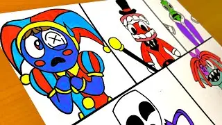 Drawing Rainbow Friends But They're THE AMAZING DIGITAL CIRCUS?!