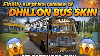 Finally suprise release of dhillon bus skin #viralvideo #bussid 