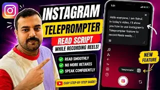 Instagram Teleprompter Feature | Read Script While Recording Reels (Step-by-Step Guide)