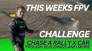 FPV drone Vs Rally X  - At a Machine Grave yard!