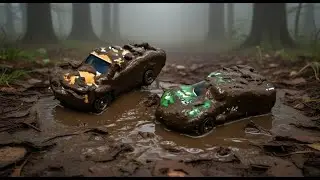 Muddy Cars Washing #washing #truck #toytrucks #learning #kidsvideo #toyhouse