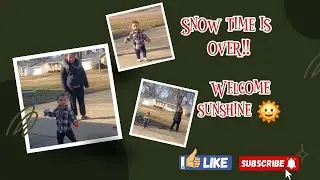 SNOW TIME IS OVER,WELCOME SUNSHINE 🌞 🌞!!
