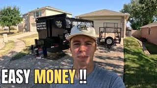 HOW I MAKE MONEY PICKING UP PEOPLES JUNK !! Day in the life of a junk removal business owner