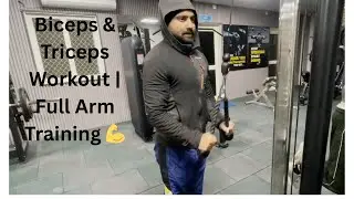 Biceps & Triceps Workout | Full Arm Training 💪
