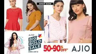 Ajio Top Haul | Ajio Haul | Ajio Sale | Trendy Ajio Tops | Tops under 500 - Part 1