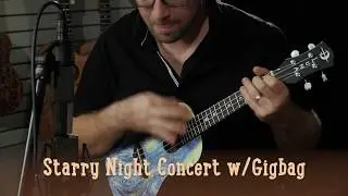Starry Night Concert Ukulele by Luna Ukes
