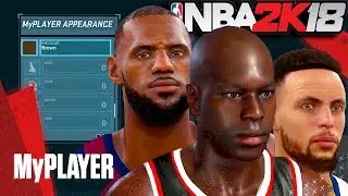 NBA 2K18 - HAIRSTYLES, Muscler BODY Types & Face Scans / The Art of 2K18