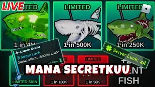 🔴 [Roblox Fish It] Event Admin 5000% Luck + Server Luck X8✨ Secret Apa Hari Ini Geys??