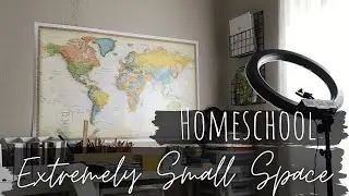 Extreme Small Space Homeschool Room Tour | Revamping 🍃