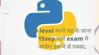 O LEVEL practice set question.