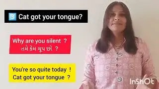☀5 Powerful Idioms of Silence🤫 | English + Gujarati Meaning | 🔥 #pragnapateleasyspeakenglish 