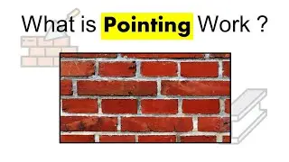 What is Pointing Work in Construction | How to do Pointing on Brick wall | How to Point a Brick Work