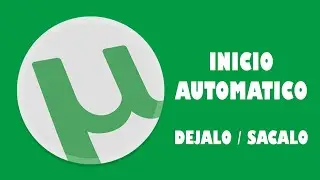 como SACAR el INICIO AUTOMATICO UTORRENT miralo en - 1 MINUTO - 2019
