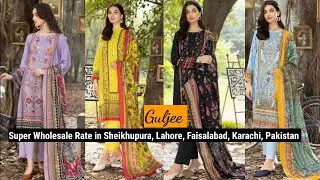 NURY by Gulljee Luxury Printed Linen 3pc ||2022 Collection||