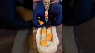 Double Cheese Meat Baguette That's Actually Insane
