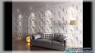 Home Decoration Waterproof Soundproof 3D PVC Wall Panel in Ceiling Tiles