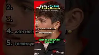 Ranking The Best F1 Rookie Moments 😂