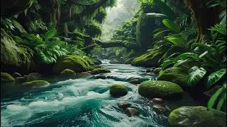Calming Forest Ambience Birds Singing Beautiful Stream Sounds for Deep Sleep,Study Focus,Medicine #2