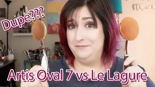 DUPE ALERT???! Artis Oval 7 vs $14 Lagure Brush